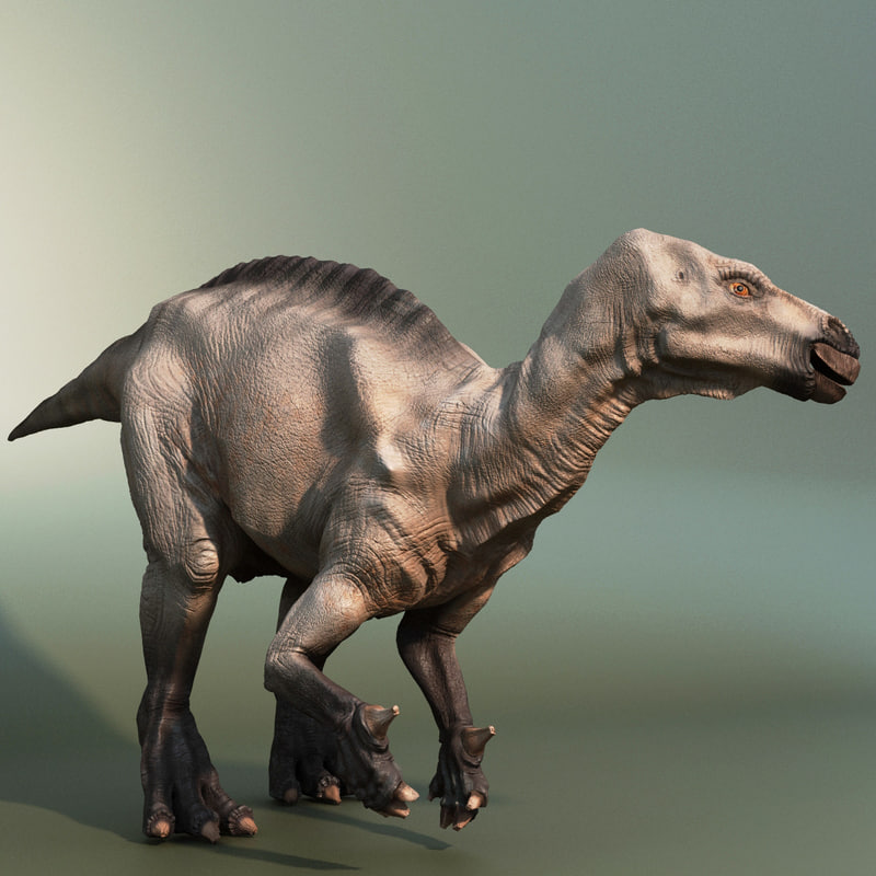 dinosaur iguanodon 3d model