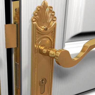 3d model of door handle