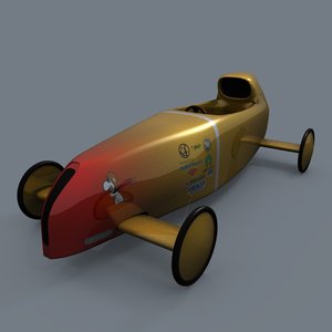 racer soapbox 3d model