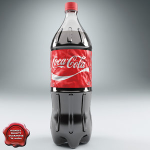 coca-cola 2l v2 3d model
