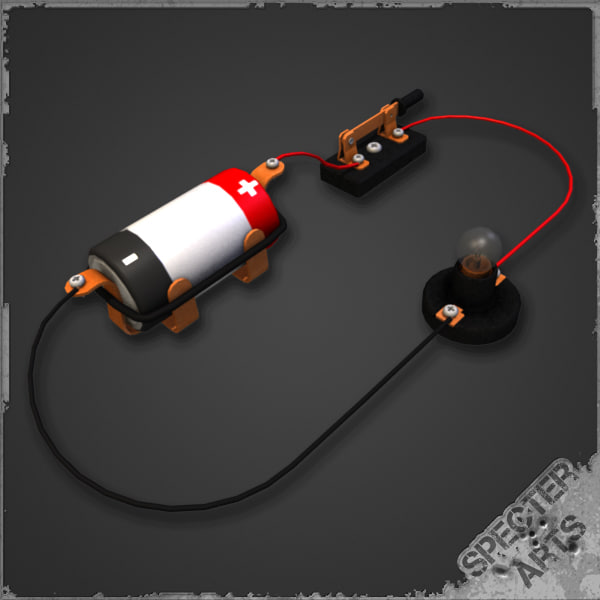 illustration open circuit 3d model