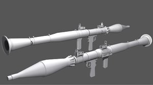 rocket launcher 3d model