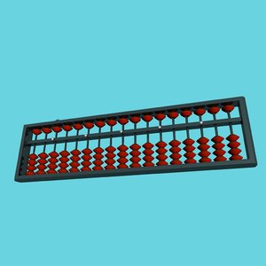 abacus soroban 3d model