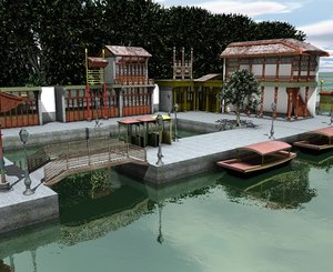 china port 3d model