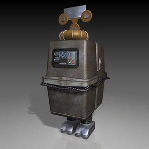 gonk droid 3d model
