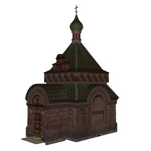 chapel 3d model