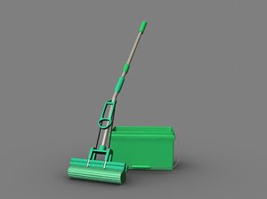 mop bucket 3d model