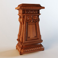 pedestal 3d model