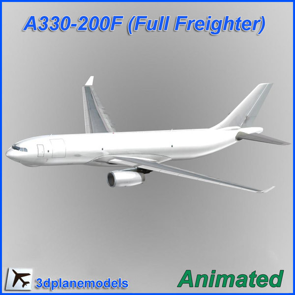 airbus a330f aircraft 3d model