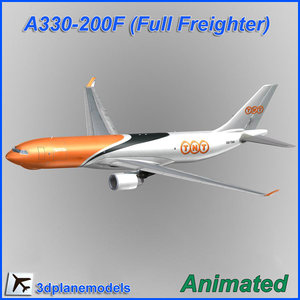 airbus a330f aircraft 3d model