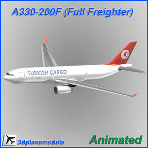 airbus cargo 3d model