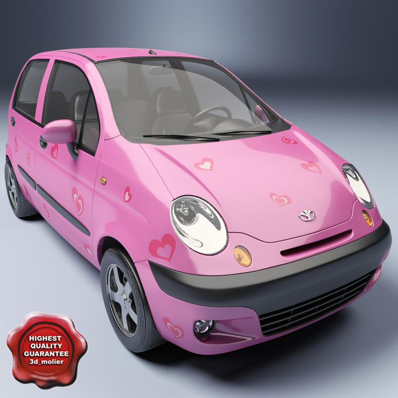 Daewoo matiz 3d model