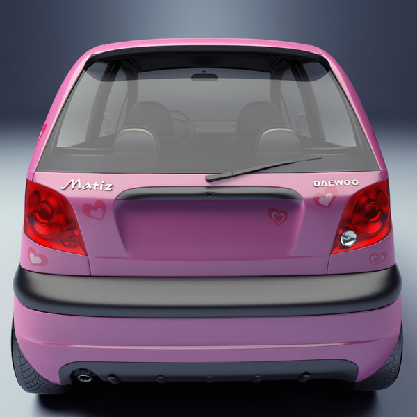 Daewoo matiz 3d model