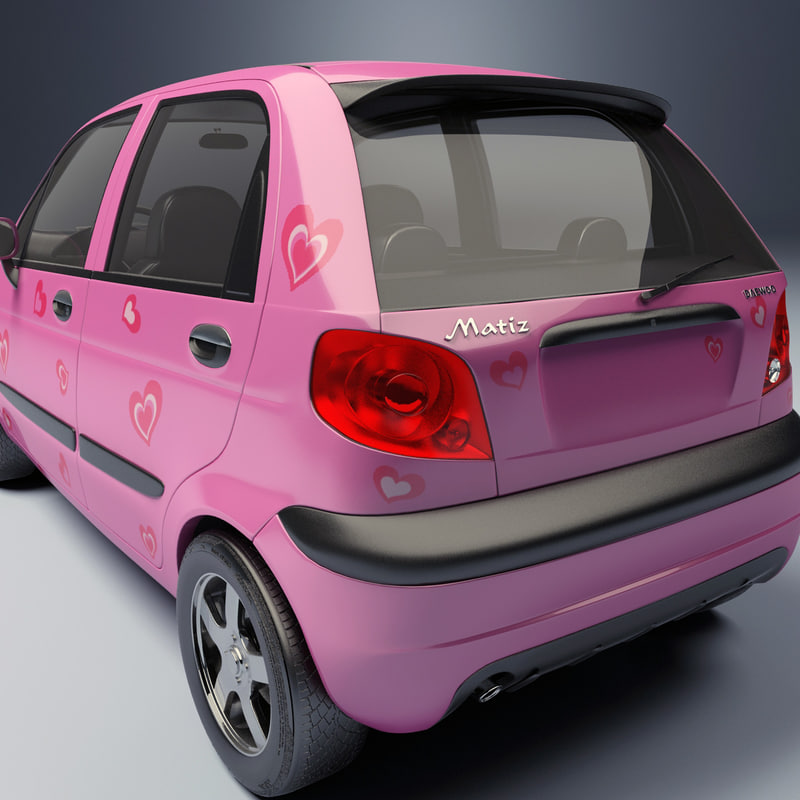 Daewoo matiz 3d model