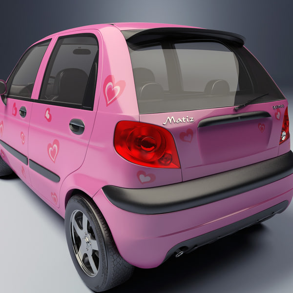 daewoo matiz 3d model