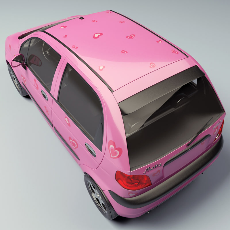 Daewoo matiz 3d model