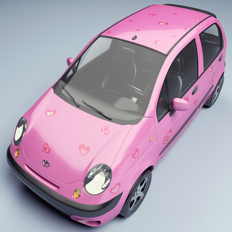 Daewoo matiz 3d model