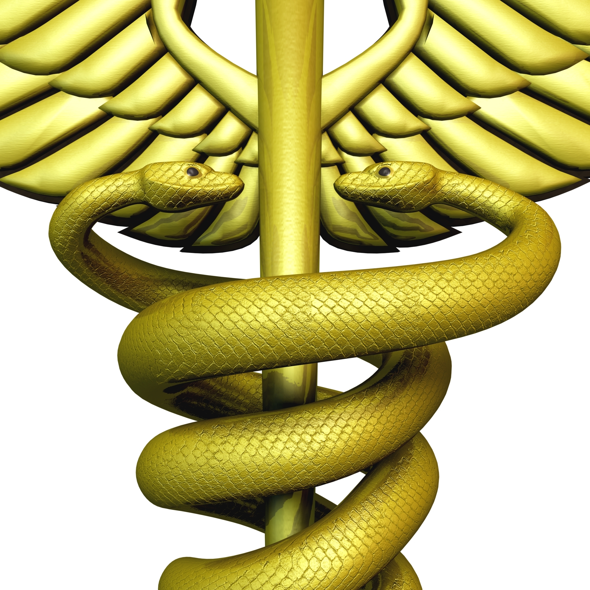 medical-symbol-caduceus-snakes-3d-model