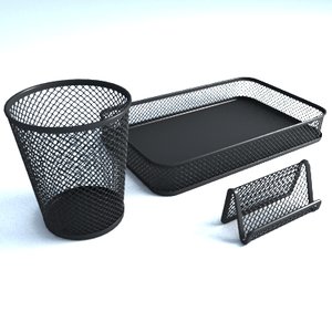 office supplies mesh 3d model
