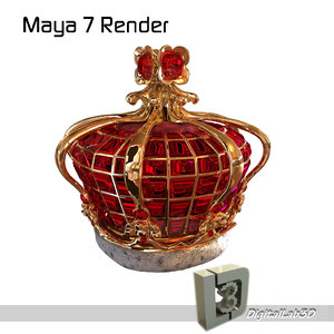 ruby crown 3d model