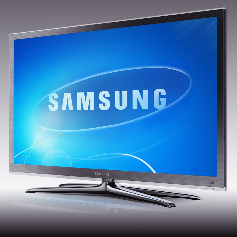 tv samsung led ue55c8000 3d model