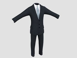 business suit 3d model