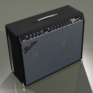 speakers amp 3d model