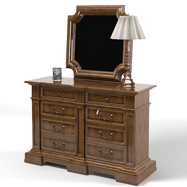 Drexel Classic Chest 3d Model