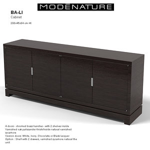 modenature ba-li sideboard 3d model