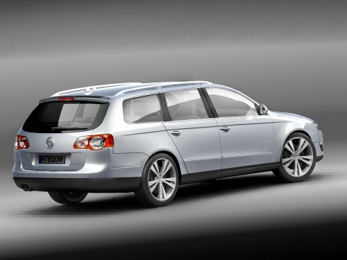 Volkswagen Passat Wagon Variant 3d Model