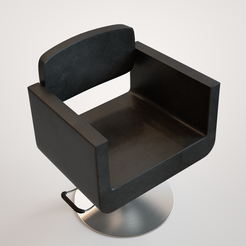 hydraulic chair 3d model