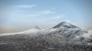 mountain ararat 3d model