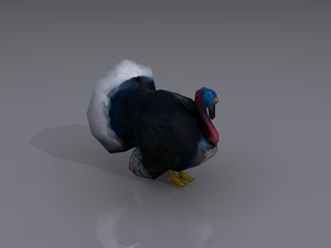 turkey polys 3d model