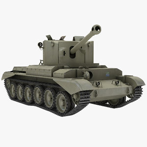 3d model cruiser tank mk viii