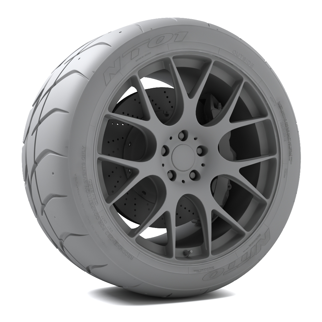 bbs chr wheel 3d model