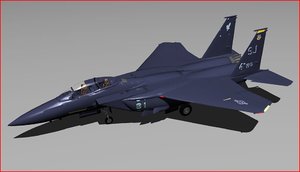 3d model f-15 fighter