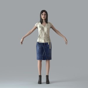 character human 3d model