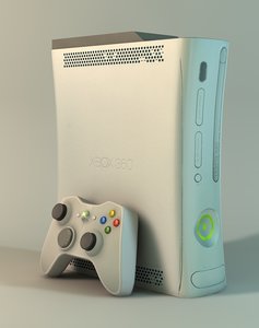 xbox 360 3d model