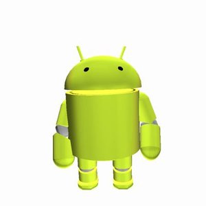 google android os character 3d model