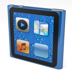 ipod nano multitouch apple display 3d model