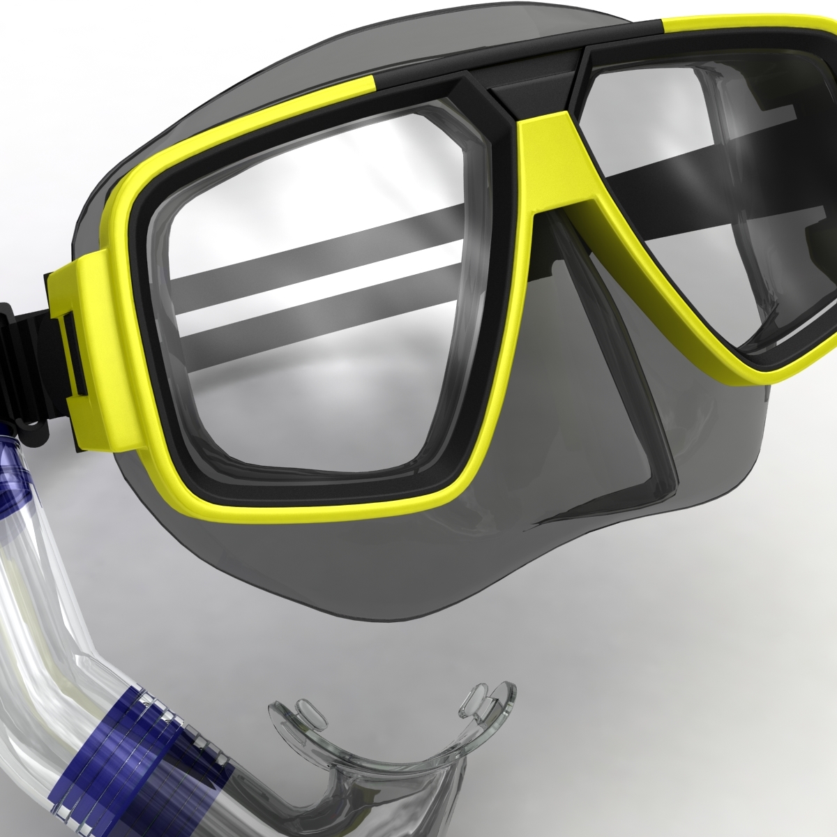 snorkel 3d model