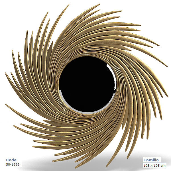 Christopher Guy Camilla 3d Model Christopher Guy Camilla 50 1686 Art Deco Moder Contemporary Luxury Mirror Round