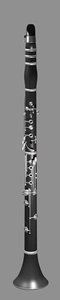 clarinet 3d model
