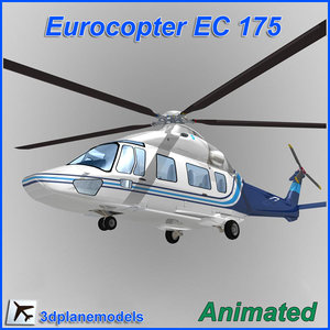 eurocopter helicopter ec-175 3d model