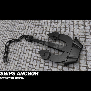 anchor graupner boats 3d model