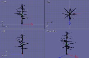dead tree 3d model