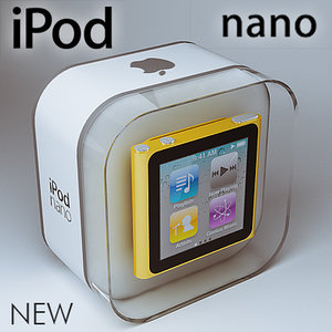 new ipod nano 3d model