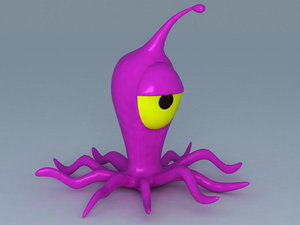 alien toy 3d model