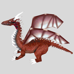 dragon fantasy 3d model