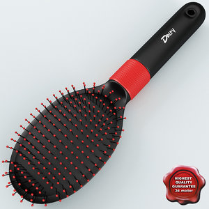 hairbrush v1 3d model